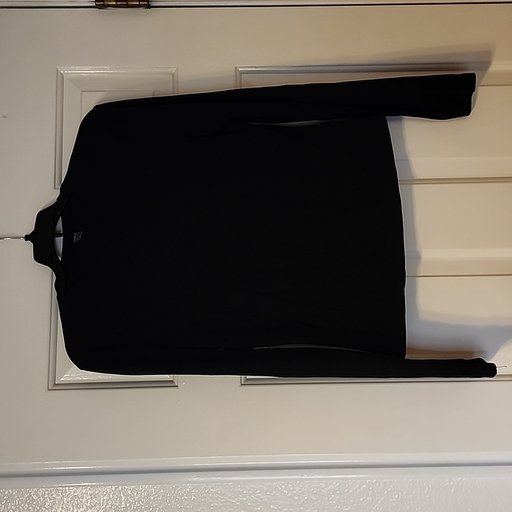 Shein size large long sleeve color is black